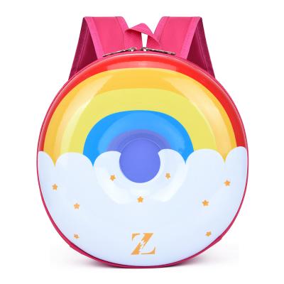 China Rainbow Popular Children's Backpack Light Weight Girl's Breathable And Waterproof Backpack for sale