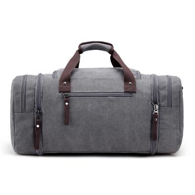 China Durable Travel Tote Cubes Canvas Duffel Bags Vintage Canvas Wholesale Travel Bag Men for sale