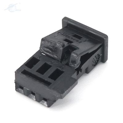 China 1-1718346-1 Automotive Female Black Automotive Wire To Wire Connectors for sale