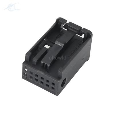 China 12 PIN Male Black Automotive Automotive Wire To Wire Connectors 1-1355524-3 for sale