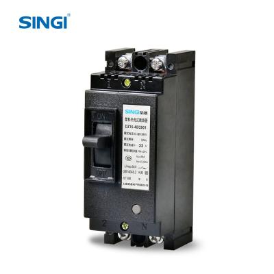 China PC/ABS Singi DZ15 Series Manufacturer Factory Molded Case Circuit Breaker for sale