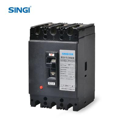 China PC/ABS Singi DZ20 Series Manufacturer Factory Molded Case Circuit Breaker for sale