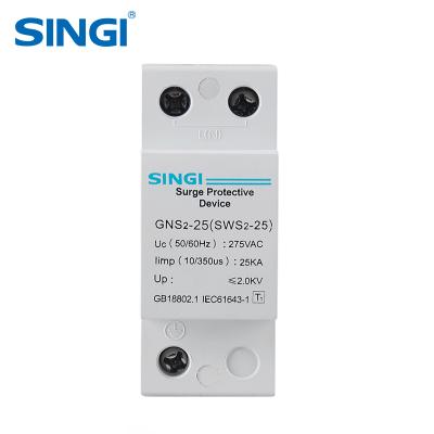 China IEC Surge Protector 25kA New Standard Model SPD GNS1-C First Level Device for sale