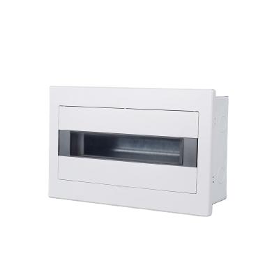 China Metal box white color and electric ABS panel material 13-44 way behind wall distribution box for sale