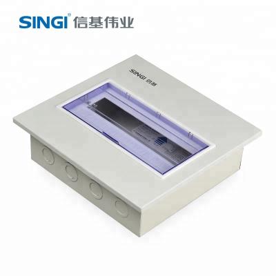 China Metal and Metal Cover Box Material Raw Electric Wall Junction Box Single Panel Raw Electrical Distribution Box for sale