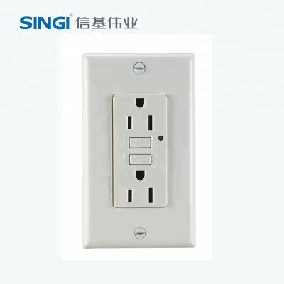 China Smart looking american using wall outlet gfci usb wall socket outlets gfci outlet 20a for sale