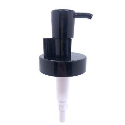 China Canton Wholesale Non-Refillable 36/410 Double Deck Black Plastic Cosmetic Lotion Pump for sale