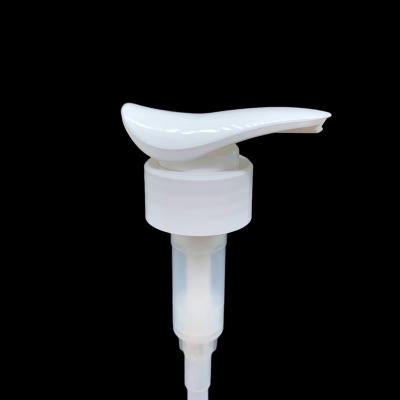 China Non-Refillable Cosmetic Dispenser Pump 32mm Thick Screw Lock Hand Body Lotion Pump 32mm Smooth Surface Body Lotion Sprayer Pump for sale