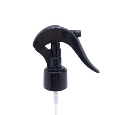 China High Quality Plastic Non-Refillable 24/410 Mini Trigger Sprayer by Clear Black for sale