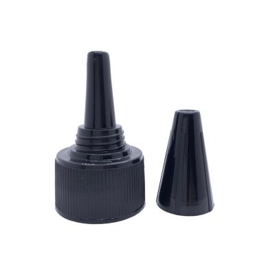 China Factory Price Non-Refillable Customized Color Spout 28/410 Screw Top Twist Cap Plastic Sauce Cap for sale