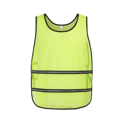 China High Visibility OEM Customized Outdoor Sports Safety Clothing High Visibility Soccer Bibs Basketball Training Reflective Mesh Vest for sale