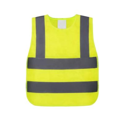 China 100% Polyester Safety Tape EN1150 Hi-Force Kids Traffic Vest Funny Outdoor Kids Safety Reflective Vest for sale