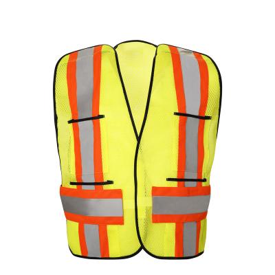 China CE EN20471 High Visibility Multi-pockets Hi-force Safety Reflective Vest For Workers Safety Jacket Workwear for sale