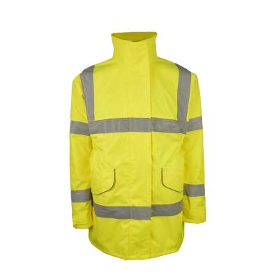 China Water Proof Waterproof Light Traffic Reflective SoftShell Anorak Warm Jacket Hi Vis Construction Safety Jacket for sale