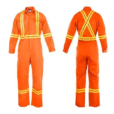 China Reflective High Quality Polycotton Waist Hi-force Visibility Workwear Engineering Road Constructionr Uniforms Jacket Pants Hi-force Unisex Workwear for sale