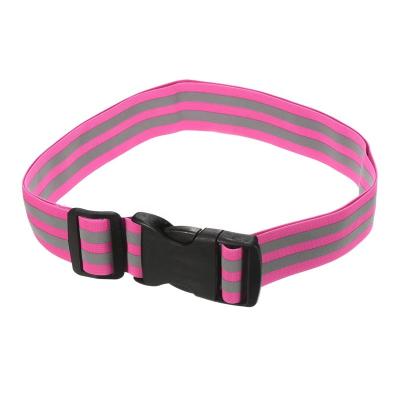 China Outdoor Sports Warning Elastic Running Light Hi Vis Reflective Safety Belt for sale