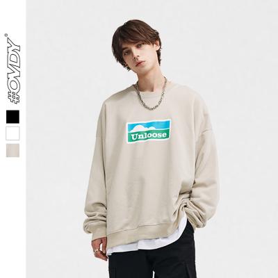 China Pullover Wholesale Autumn Pullover O-Neck Plus Size Running Unisex Custom Made Screen Printed Solid Color Men And Women Sweatshirt With 3 Colors for sale