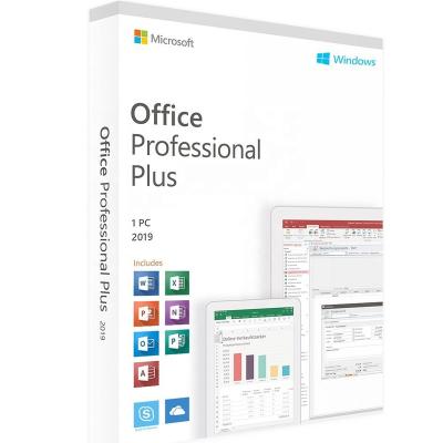 China Computer Microsoft Office License Key Code Activation Office 2019 Online Professional Plus DVD Pack for sale