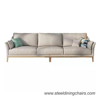 China Kleine Woonkamer Eigentijdse Stof Noordse ISO9001 2 Twee Seater Sofa Chair Te koop