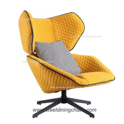 China Ferro contratante nórdico moderno Gray Swivel Armchair da mobília à venda