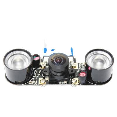 China 5MP Fisheye 160degree 850IR Lights Night Vision Raspberry Pi Camera Module 25mm*24mm*16mm for sale