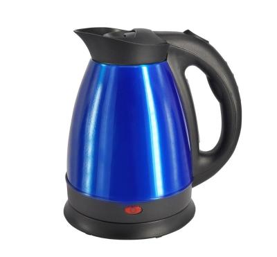 China 360 degree base stainless steel rotation electric tea kettle with colored body for sale