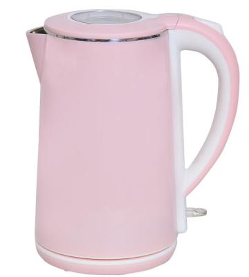 China 360 Degree Rotating Base YD-2017 Double Layer Electric Kettle With Top Window On The Lid for sale