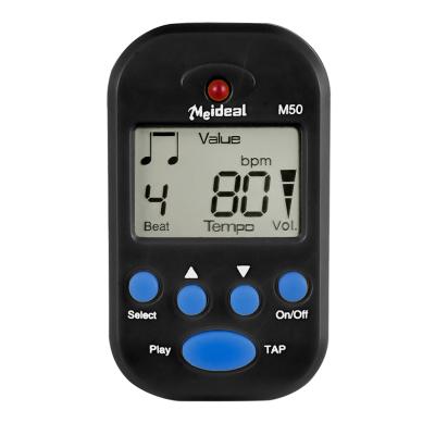 China Wholesale Hot Selling Meideal Plastic Mini Metronome Guitar Piano Violin Electronic Metronome for sale