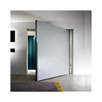 China Large Glass Pivot Door Modern Wood Front Designs House Entrance Door Pivot for sale