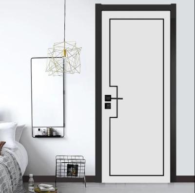 China Simple and generous wooden door invisible door composed of sound insulation for sale