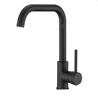 China Hot Cold Sense Mixer Taps Drinking Water Faucet Black Kitchen Faucet 360 Degree Swivel Kitchen Sink Faucet for sale