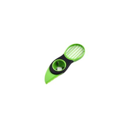 China Multifunctional Avocado Viable Cutter Convenience Pitter Tool 3-In-1 Avocado Slicer Fruit and Vegetable Tools for sale