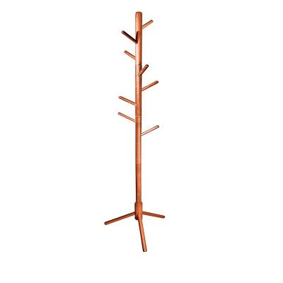 China Amazon CLASSIC Hot Selling Portable Cloth Tree Easily Assemble Multifunctional Standing Wooden Clothes Coat Hanger Space Saving Coat Racks for sale