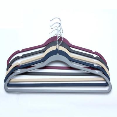 China DISPLAY factory sale custom hangers anti slip plastic hangers, plastic hangers for suits for sale