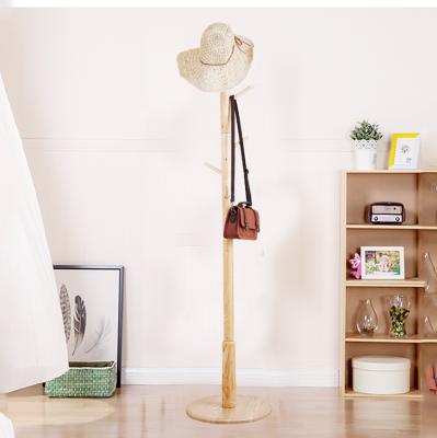 China Free Logo Service Wooden Tree Shaped Coat Rack Bedroom Clothes Cloth Suit Hanger Rack for sale