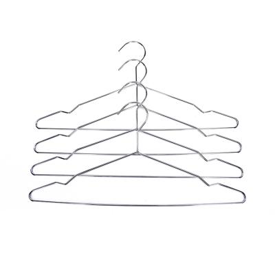 China SHOW New Design 2020 Premium Multi Stainless Steel Fabric Metal Suits Wire Hanger for sale