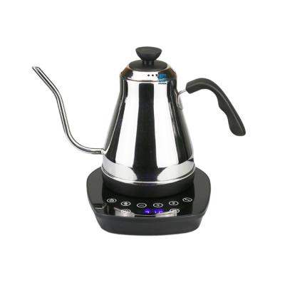 China Variable Electric Kettle Gooseneck Kettle Gooseneck 360 Degree Base Temperature Setting Boil Dry Protection Not Plastic Electric Gooseneck Rotation for sale