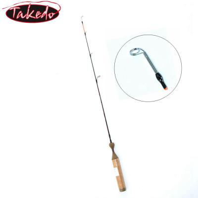 China TAKEDO ICE07-24C Fiberglass Ice Fishing Rod Winter Carbon Fishing Rod Wholesale Fiberglass High Quality for sale