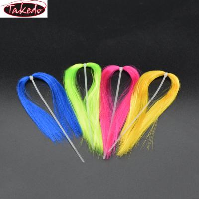 China TAKEDO YC04 Sink Tip Float Marker 30cm 100 Root Bag Crystal Flash String Jig Hook Flashing Line Tying Tackle for Fishing Lure Shinning Line for sale