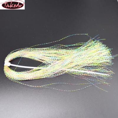 China TAKEDO YC02 Sink Tip Float Marker 30cm 100 Root Bag Crystal Flash String Jig Hook Flashing Line Tying Tackle for Fishing Lure Shinning Line for sale