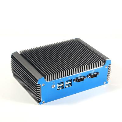 China Low Power Consumption Desktop Computer Quad Cores J1900 Mini Computer i3 i5 i7 Barebones Micro System PC With Dual COM for sale