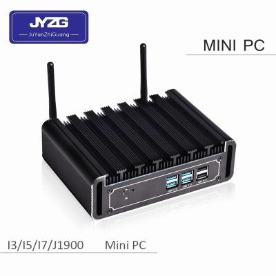 China Virtualization Technology Made In China Core PC I3 I5 I7J1900 Full HD M-SATA Mini PC Fanless Mini Desktop SSD With Win 10 for sale