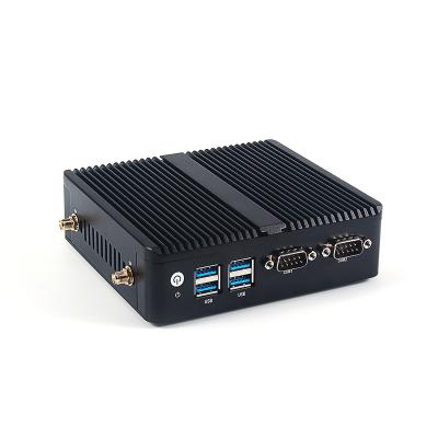 China Industrial cheap micro pc window10 fanless mini personal desktop computer with low power consumption for office home education for sale