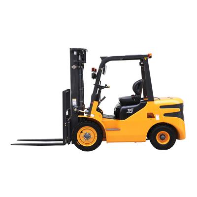 China Hotels New 3.5 T All HH35 Rough Terrain Forklift 3.5 Ton With 3-Stage Mast for sale