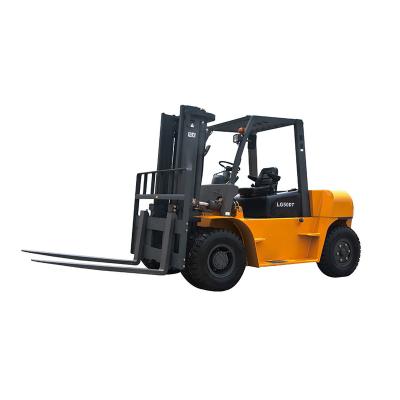 China Hotels 4 Wheel Drive 50 Ton Forklift HH50 Diesel Forklift Mountain Tires for sale