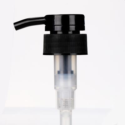 China Non Spill 20/410 24/410 28/410 High Quality Black Plastic Neck Screw Lotion Pump Head for sale