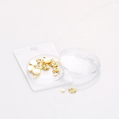 China Cosmetic Jar Empty Clear Gel Polish Glitter Powder Nail Art Decorative Hangable Container for sale