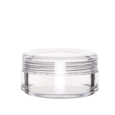 China 5g 10g Cosmetic Glitter Cheap Transparent Nail Powder Jar Custom Small Gel Pigment Container for sale