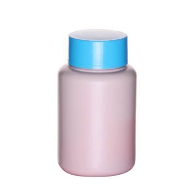 China Blue Cap 85ml Cosmetic Nail Remover Plastic Water Bottle Empty Plastic Bottles With Sponge for sale