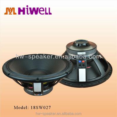 China Woofer altavoz stage 18SW027 profesional 18